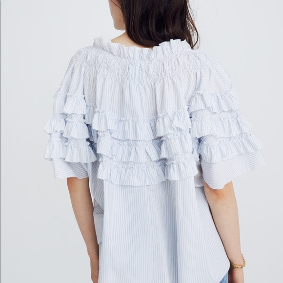 MADEWELL X KARENWALKER BlOUSE !! - Picture 8 of 9